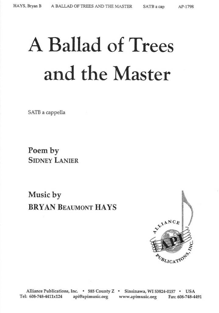 A Ballad of Trees and the Master